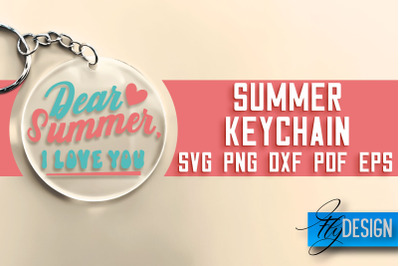 Summer Keychain SVG | Happy Quotes SVG &amp;nbsp;| SVG File