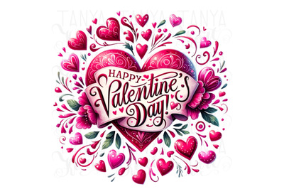 Happy Valentines Day Instant Download for Sublimation Files