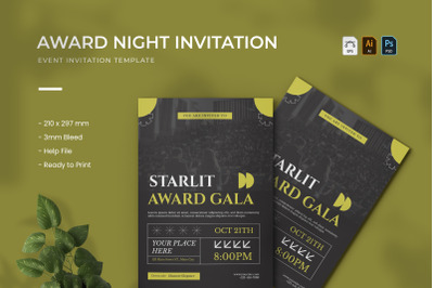 Award Night - Event Invitation