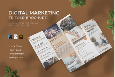 Digital Marketing Agency - Trifold Brochure