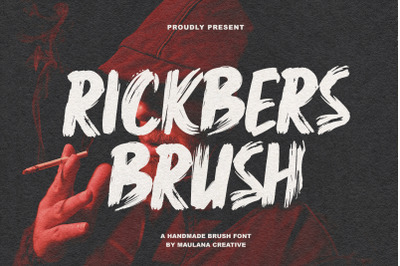 Rickbers Brush Font