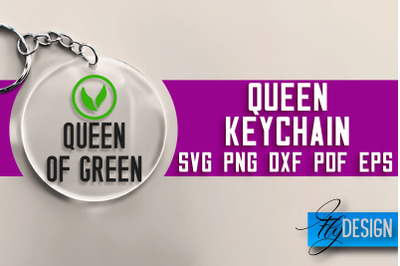 Queen Keychain SVG Design | Queen Quotes Design | SVG File