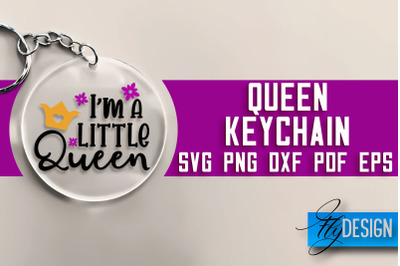 Queen Keychain SVG Design | Queen Quotes Design | SVG File