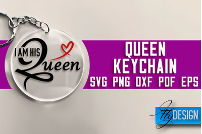 Queen Keychain SVG Design | Queen Quotes Design | SVG File