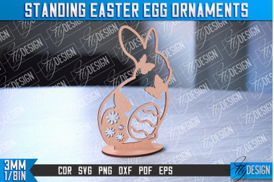 Standing Easter Egg Ornaments | Decorative&nbsp;Standing Easter Egg&nbsp;| CNC F