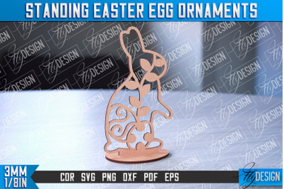 Standing Easter Egg Ornaments | Decorative&nbsp;Standing Easter Egg | CNC F