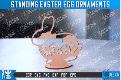 Standing Easter Egg Ornaments | Decorative&nbsp;Standing Easter Egg | CNC F