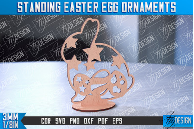 Standing Easter Egg Ornaments | Decorative&nbsp;Standing Easter Egg | CNC F