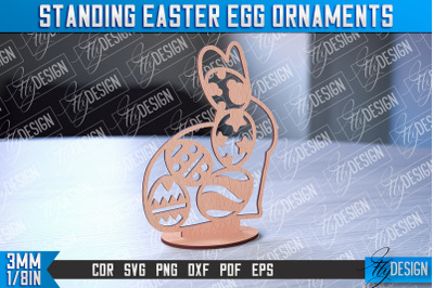 Standing Easter Egg Ornaments | Decorative&nbsp;Standing Easter Egg | CNC F