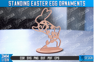 Standing Easter Egg Ornaments | Decorative&nbsp;Standing Easter Egg | CNC F