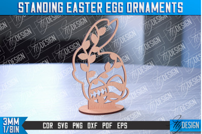 Standing Easter Egg Ornaments | Decorative&nbsp;Standing Easter Egg | CNC F