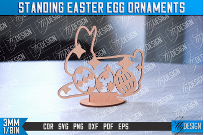 Standing Easter Egg Ornaments | Decorative&nbsp;Standing Easter Egg | CNC F