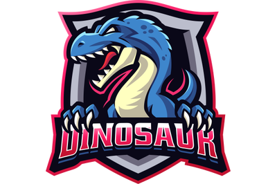 Dinosaur esport mascot logo design