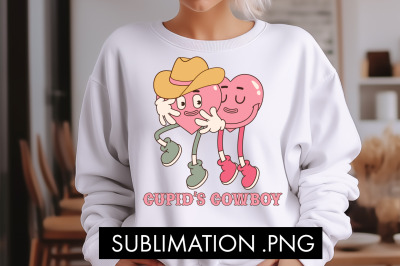 Western Cupid&#039;s Cowboy PNG Sublimation