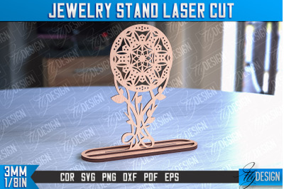 Jewelry Stand Laser Cut Design | Accessories Stand | CNC File