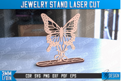 Jewelry Stand Laser Cut Design | Accessories Stand | CNC File