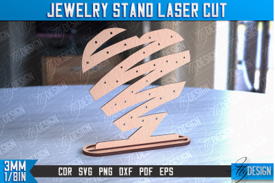 Jewelry Stand Laser Cut Design | Accessories Stand | CNC File