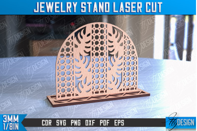 Jewelry Stand Laser Cut Design | Accessories Stand | CNC File