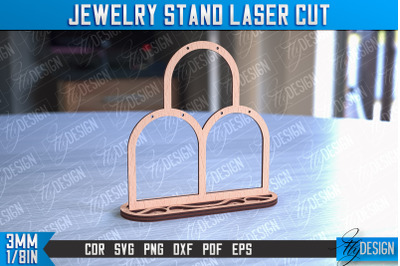 Jewelry Stand Laser Cut Design | Accessories Stand | CNC File