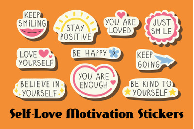 Self-Love Motivation Stickers