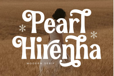 Pearl Hirenha  Modern Serif