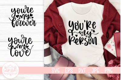 Valentine&nbsp;Quotes SVG Cut File