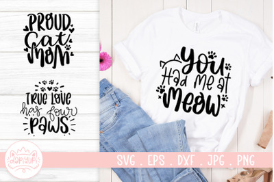 Cat&amp;nbsp;Quotes SVG Cut File