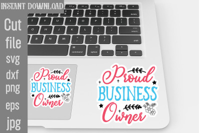 Proud Business Owner SVG cut file&2C;Thank You Stickers Thank You Sticker