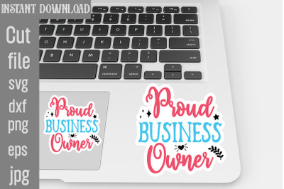 Proud Business Owner SVG cut file&2C;Thank You Stickers Thank You Sticker