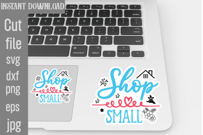 Shop Small SVG cut file&2C;Thank You Stickers Thank You Stickers&2C; For Sma