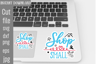 Shop Small SVG cut file,Thank You Stickers Thank You Stickers, For Sma