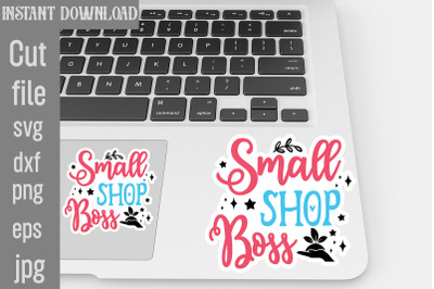 Small Shop Boss SVG cut file&2C;Thank You Stickers Thank You Stickers&2C; Fo