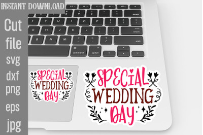 Special Wedding Day SVG cut file,Wedding Quotes Sticker Bundle Wedding