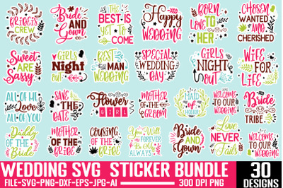 Wedding Sticker Bundle,Wedding Quotes Sticker Bundle Wedding Quotes St