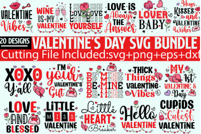 Valentine SVG Bundle,Valentine Quotes, New Quotes, bundle svg, Valenti