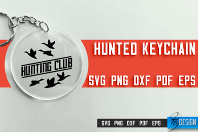 Hunting Keychain SVG Design | Hunter Club | Hunting SVG&amp;nbsp;