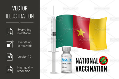 Immunization Icon of Cameroon