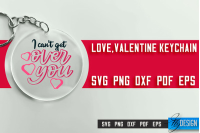 Valentine&#039;s Keychain SVG | Valentine&#039;s Day SVG | SVG File