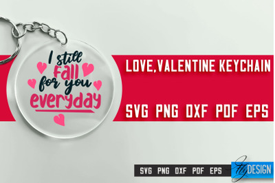 Valentine&#039;s Keychain SVG | Valentine&#039;s Day SVG | SVG File