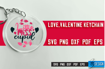 Valentine&#039;s Keychain SVG | Valentine&#039;s Day SVG | SVG File