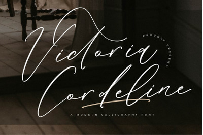 Victoria Cordeline - Modern Calligraphy Font