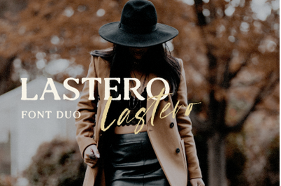 Lastero Font Duo