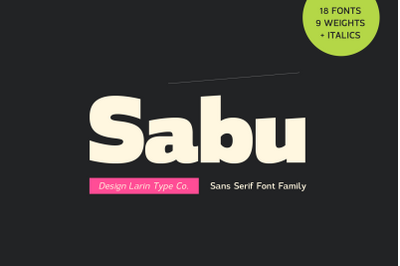 Sabu Font Family