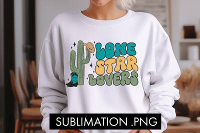 Lone Star Lovers PNG Sublimation