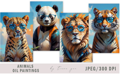 Cute safari animal illustrations for prints- 4 Jpeg