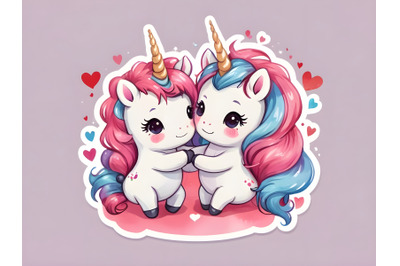 unicorn couple making love