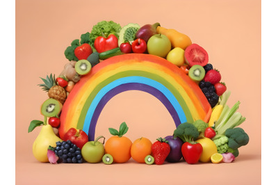 Fruit and vegetable rainbow