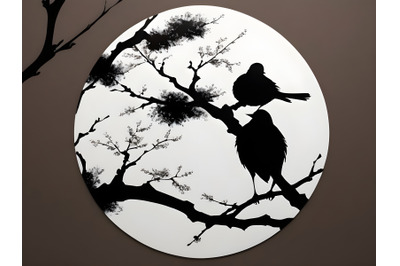 a romantic bird couple