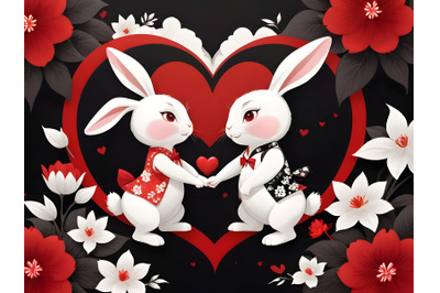 Couple bunny