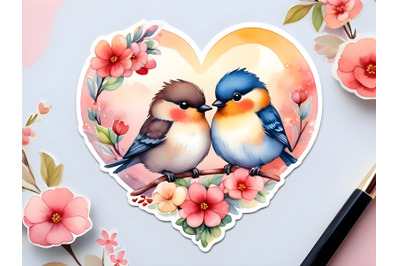 Cute couple bird